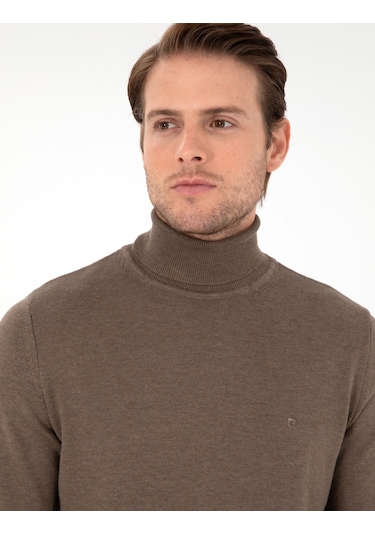 Pierre Cardin Erkek Vizon Melanj Kazak /triko 50296582-vr174 Vizon Melanj