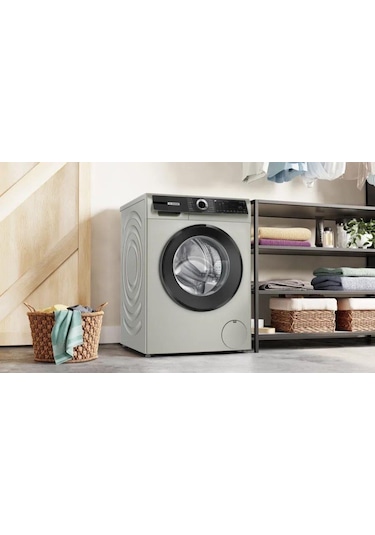 Bosch WGK252ZXTR 10 KG 1200 Devir Çamaşır Makinesi Gümüş