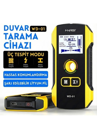 Fnırsı Wd-01 Metal Dedektörü Duvar Tarayıcı