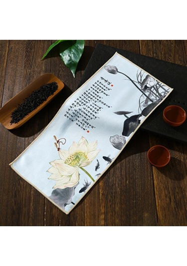 Çin Kalın Çay Takımı Aksesuarları Üst Düzey Profesyonel Masa Temizleme Çay Havlusu Bez Masa Örtüleri Çay Peçetesi 19, Diğer