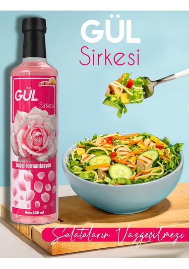 Güllüoğlu Gül Sirkesi 525ml