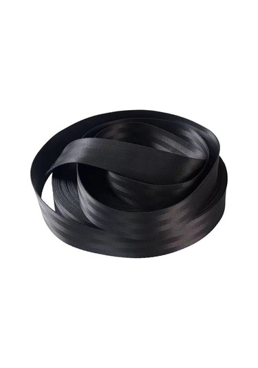 Siyah Renkli Emniyet Kemeri Şeritli 3 Metre 1 Kemer İçin