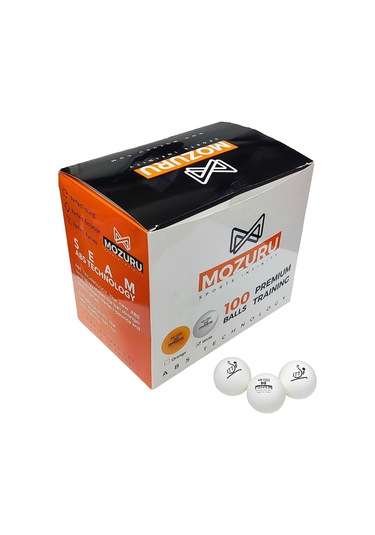 Avessa Mozuru Mzr100-wht Ittf Onaylı Beyaz Pinpon Topu 100lü