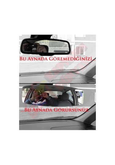 Cici-7 Lastikli Universal Dikiz Aynası 26X7 Cm