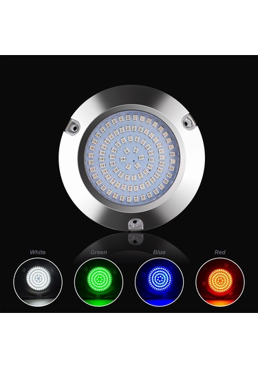 Gemi / Yat 10-30v 90leds Suya Dayanıklı Paslanmaz Çelik Sualtı Işığı Kırmızı Işık