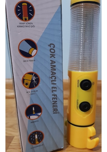 Bestchoice Acil Durum Feneri - Çok Amaçli Fener Siyah