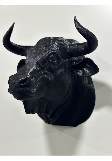 Bull - Boğa Duvar Dekorasyonu Veya Kulaklık Tutucu