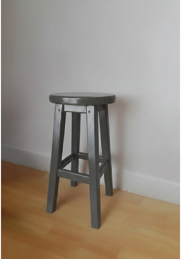 Ahşap Tabure 55 Cm / Arbrestore Antrasit