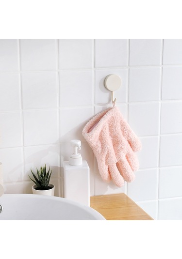 Sones Tek Hızlı Kuruyan Saç Eldivenleri Hızlı Kuruyan Mercan Kadife Emici Eldivenler