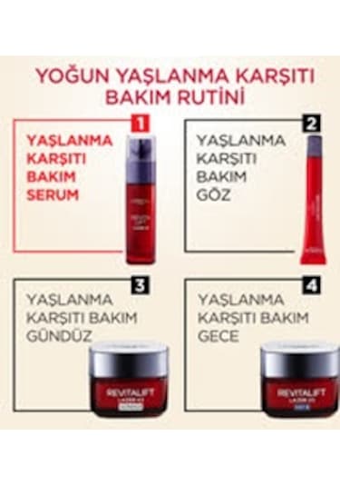 L'Oreal Paris Revitalift Lazer Yaşlanma Karşıtı Gündüz + Gece Kremi Seti