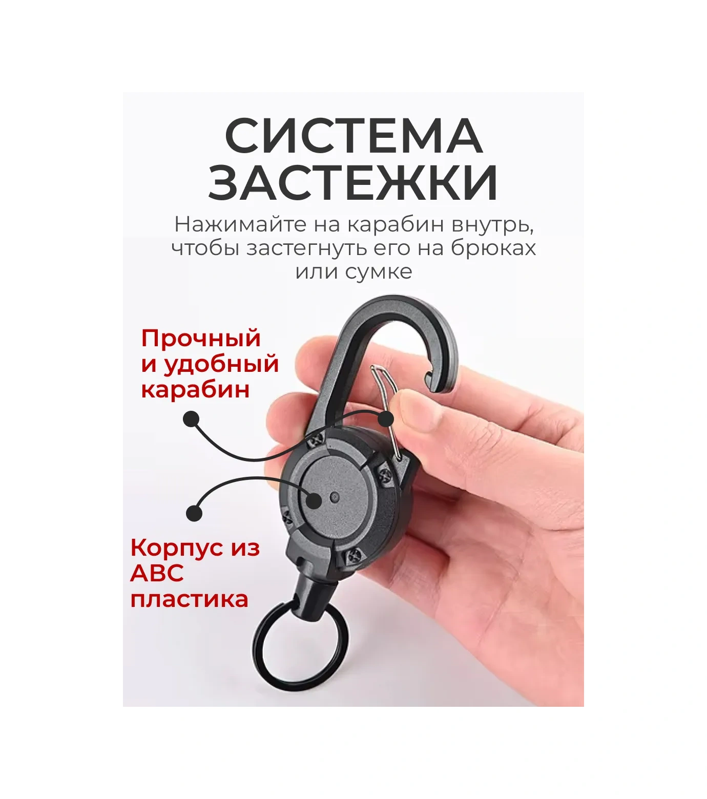 Fıshroom Karabinalı Rozet Tutucu, Anahtarlık Kayışı. 309121449