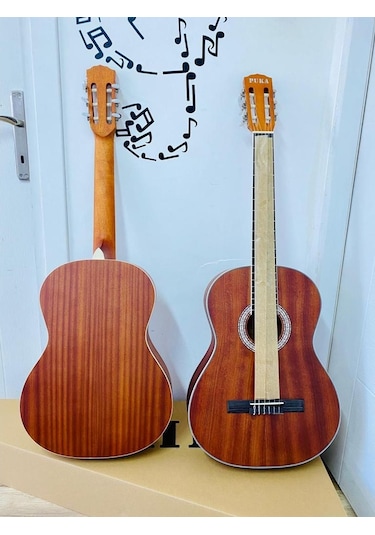 Agostini-Pukahg400-S Maun Ağacı-Sap Ayarlı- 4/4 Tam Klasik Gitar