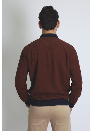 Raınsnow Erkek Triko Kazak Kahverengi (504886126) Kahverengi