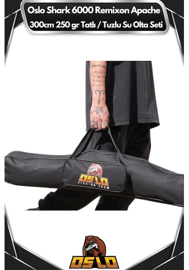 Oslo Shark 6000 Oslo Maximus 300cm 250gr Tatlı/tuzlu Su Olta Seti