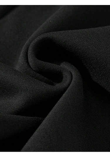 Coko Serisi 1Pc Slogan Graphic Lined Sweatshirt