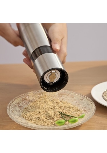 Ulzyvf Mutfak Manuel Öğütücü - Pratik El Değirmeni - Gümüş Renkli Kullanım Kolay Gümüş