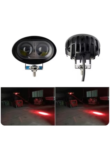 Forklift Red Spot Kırmızı Güvenlik Işığı 10-80v