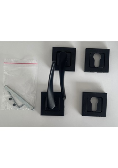 Kare Siyah Brawo Yale Kapı Kolu Ön Arka Takım