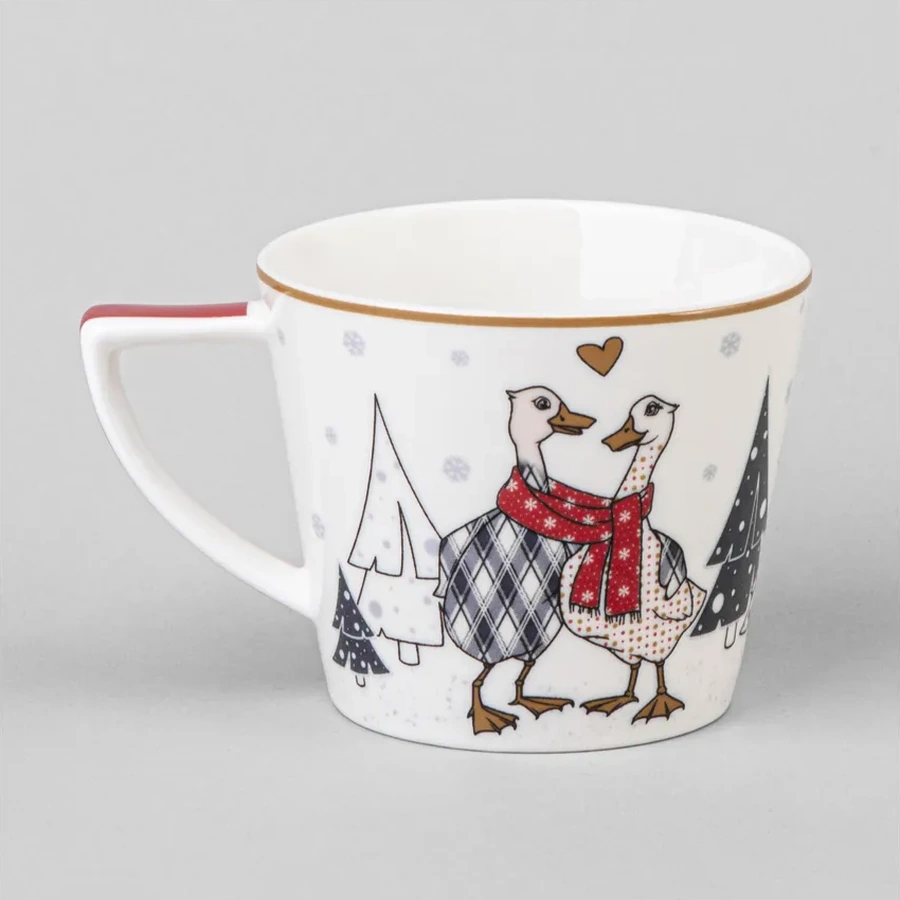 Lefard 250 Ml Çay Takımı "family Farm" Porselen Hediyelik Set 269941494 Beyaz