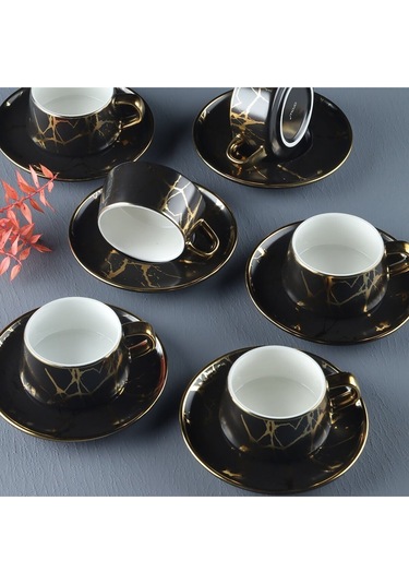 Regina Porselen 12 Parça 6 Kişilik Kahve Fincan Takımı