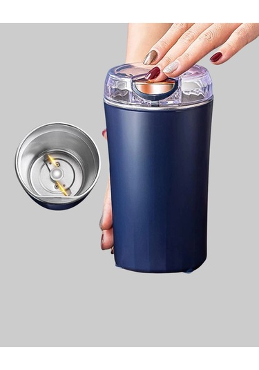 Otomatik Kahve Ve Baharat Öğütücü Paslanmaz Çelik Yedek Bıçaklı Çok Renkli