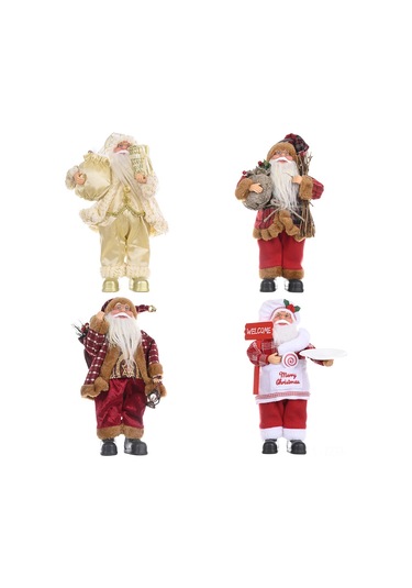 Geeroyoo Yılbaşı Dekorasyonu: Ayakta Şapkalı Noel Baba Figürü, Pratik Ve Dayanıklı