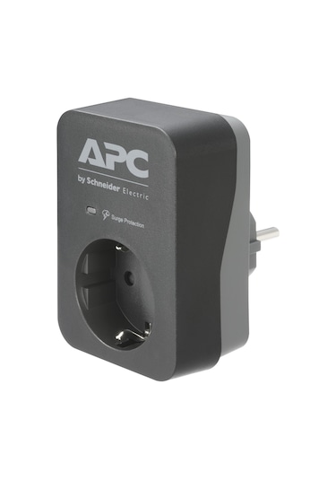 Apc By Schneider Electric PME1WB-GR Tekli Akım Korumalı Priz Siyah