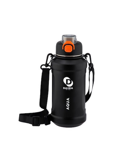 Daıma Aqua 1000 Ml Sıcak Soğuk Siyah Termos