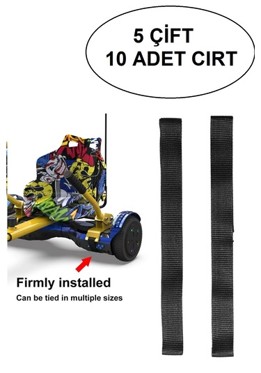 Hoverkart Hoverway Tüm Modeller İle Uyumlu Cırt 5 Çift 10 Adet
