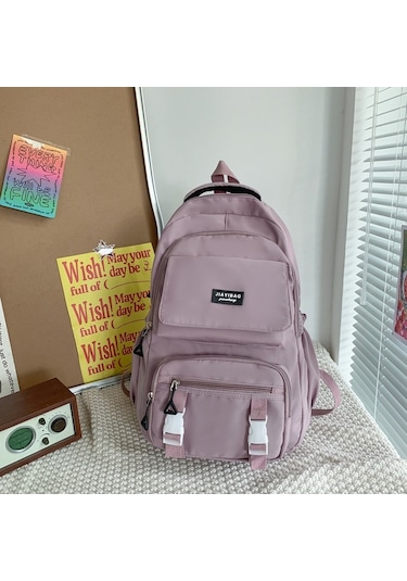 2023 Yeni Kore Modası Küçük Ortaokul Ve Lise Öğrencileri Okul Çantası-pembe