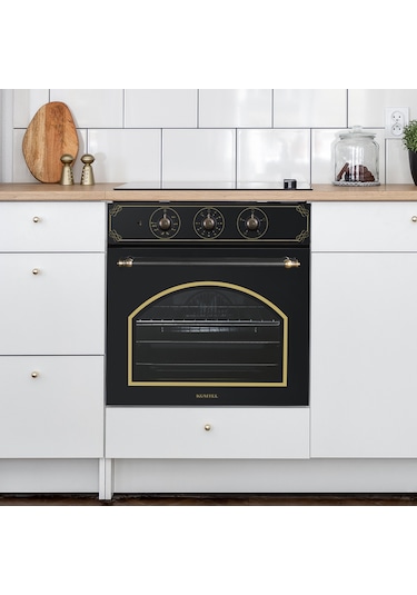 Kumtel B66-SF3(MT) Rustik Cam Ankastre Fırın