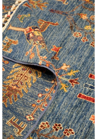 Şirvan Anatolia El Dokuma Yün Halı - Leh1170 Mavi