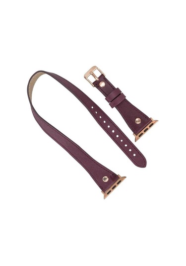 İnce Çift Tur Apple Watch Deri Kordon