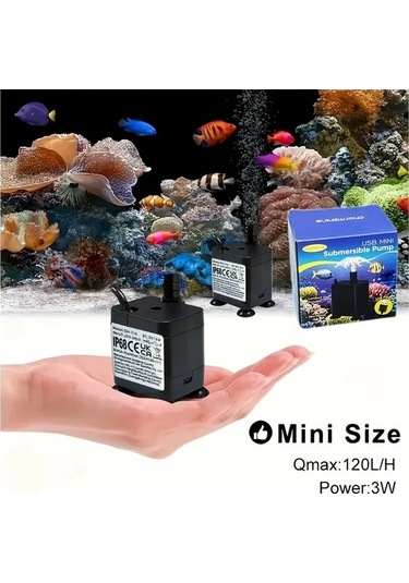 Besthome1 Dream011 Ultra Sessiz Siyah Kutu, Hortum Ve Hidroponik, Akvaryum Gölet Batırılabilir, Enerji Tasarruflu Pompa