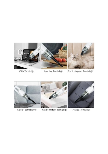 Torima A-031 Siyah Şarjlı Mini Araç El Süpürgesi