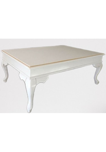 Orta Sehpa Lükens Aslan Model Ahşap Kayın Ayak Mdf Tabla Parlak