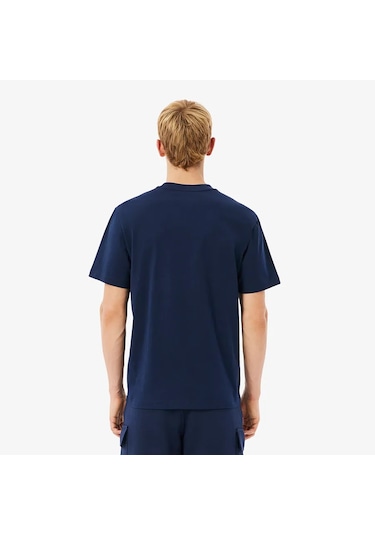 Lacoste Golf Colour Block Erkek T-shirt Lacivert