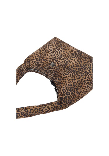 Tjw Urban Leopard Hobo Kadın Çanta-9502 Kahverengi