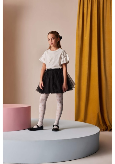 DeFacto Kız Çocuk Esnek Belli Tütü Etek E0644A825SMBK27 Siyah