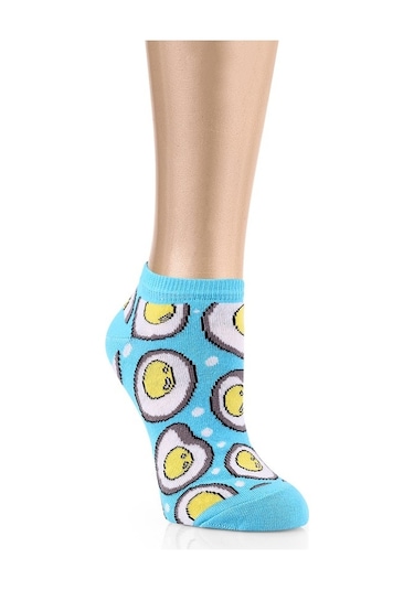 Ozzy Socks 5 Çift Eğlenceli Desenler Kadın Patik Çorap Ozzyp002 Çok Renkli