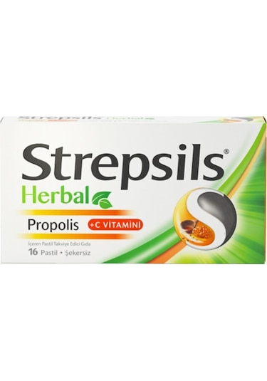 Strepsils Herbal Propolis 16 Pastil