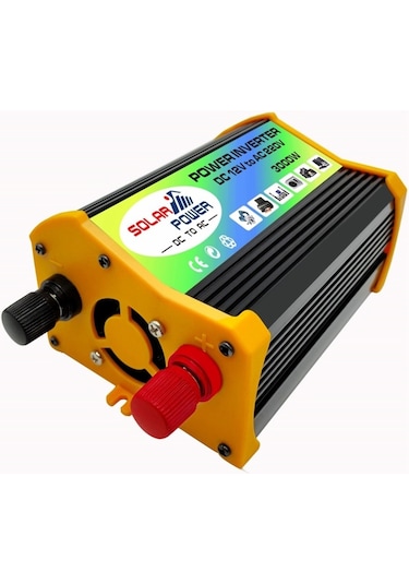 Sones Legend I Nesil Dc12v'den Ac220v 3000w Araç Güç Çeviricisine Siyah