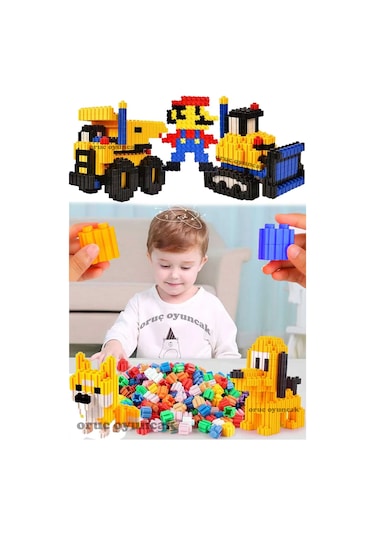 Tiktak Bloklar 500 Parça 6 Renk Eğitici Ve Çıt Çıt Oyuncak