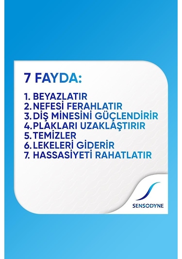 Sensodyne Tam Koruma + Beyazlatıcı Diş Macunu 50 ML