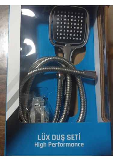 Arya Lüks Duş Seti Kare Krom