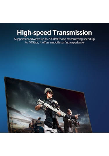 Kedi 8 Ethernet Kablosu Düz İnternet Ağı Kablosu 28awg Oksijen İçermeyen Bakır 40gbps Yüksek Hız 2000mhz Bant Genişliği, Siyah 1m