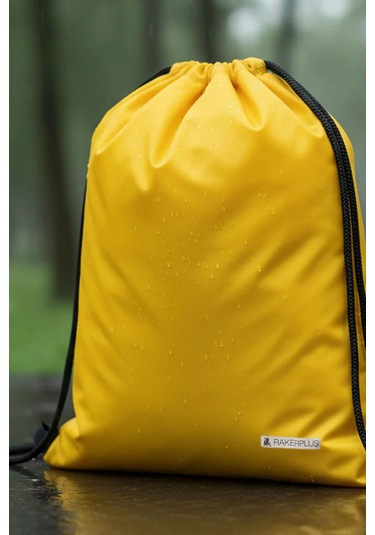 Rakerplus Sarı 32x45 Cm Su Geçirmez Büzgülü Krampon Ve Spor Çantası Sarı