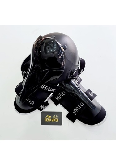 DİZLİK KORUMA MAFSALLI REFLEKTÖRLÜ TAKIM - MOTOSİKLET MEFATECH