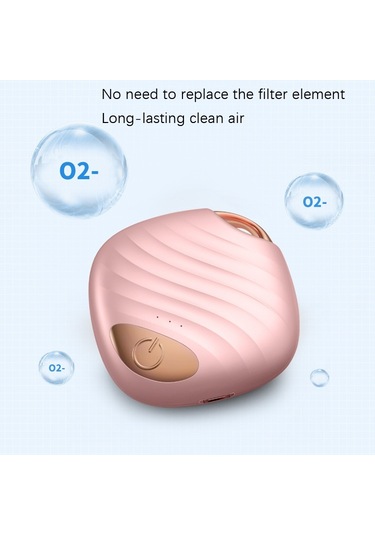 Boyun Araba Negatif İyon Hava Temizleme Cihazı S02 Beyaz