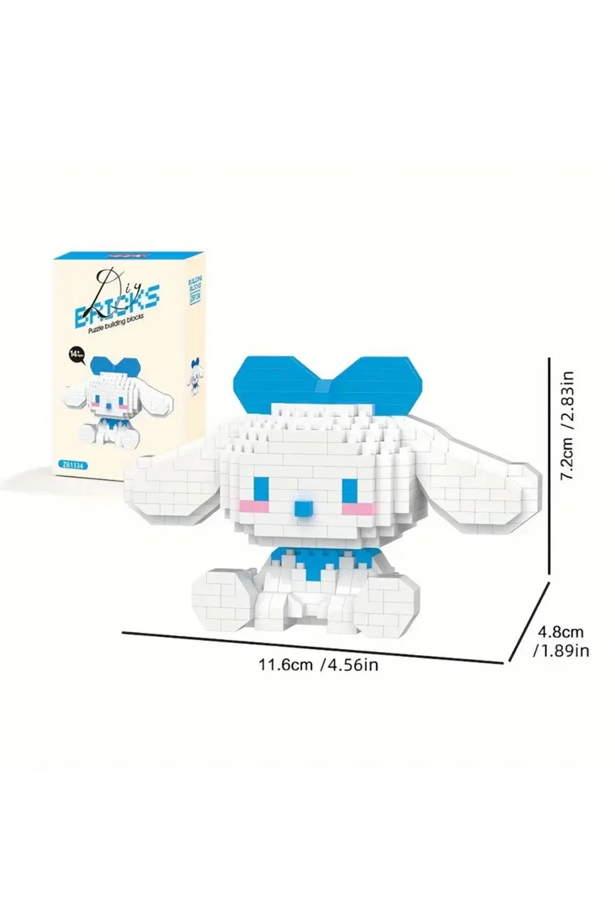 Cinnamoroll Karakter Yapı Taşları Seti Eğitici Bulmaca Oyuncak Doğum Günü,noel İçin Yaratıcı Hediye Cinnamoroll Lego